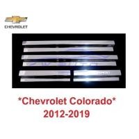 ราคา ชายบันได สคัพเพลท Chevrolet Colorado RG 2012 - 2019 เชฟโรเลต โคโลราโด้ 4 ประตู คิ้วกันรอยขอบประตู กาบบันได ชายบันไดประตู (26025818478)