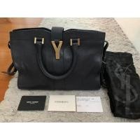 ราคา used in great condition YSL cabas Chyc mini (7779520576)