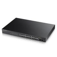 ราคา Zyxel รุ่น GS1900-24HP Smart Managed PoE Switch 24 port (746137288)