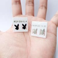 ราคา ต่างหูเงินแท้ Playboy Earrings 92.5% (กระต่ายเพลย์บอยแผ่น) (12425211987)