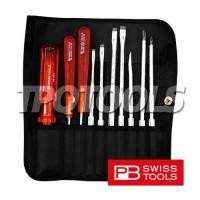 ราคา ไขควงชุดซองหนังปากแบน-ปากแฉก (10 ตัว/ชุด) PB215L(215IND) "PB SWISS TOOLS" สินค้าประเทศสวิตเซอร์แลนด์ (50651532132)