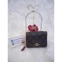 ราคา พร้อมส่งแท้ กระเป๋าสตางค์ coach 3 พับใบเล็ก (5616112972)