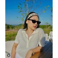 ราคา Maison KEEPS พร้อมส่ง เสื้อโปโลไหมพรม แบรนด์maison (26254159196)