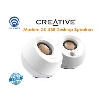 ราคา SPEAKER (ลำโพง) CREATIVE PEBBLE 2.0 (WHITE) (23471667928)