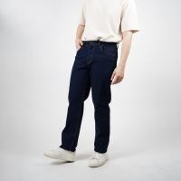 ราคา DAPPER กางเกงยีนส์สีน้ําเงินดิบทรงตรง - J11573S (44319631896)