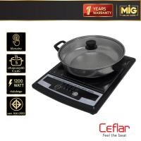 ราคา CEFLAR เตาแม่เหล็กไฟฟ้า รุ่น T-025 กำลังไฟ 1200w พร้อมหม้อสเตนเลส เตาไฟฟ้า เตาแม่เหล็ก รับประกัน 1 ปี (23770987337)