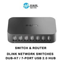 ราคา DLINK SWITCH & ROUTER DLINK Network Switches DUB-H7 / 7-Port USB 2.0 Hub (8269149102)