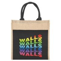 ราคา Tote bag Jute bag Tote Bag Handbag Linen Shopping Bags Womens Tote Grocery Shopping Bag Wall Series (55654081523)