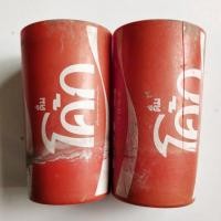 ราคา มือ2,ของสะสมเก่า แก้วพลาสตืกสีแดง โค้ก ซีรีย์ นานาชาติ จำนวน 2 ใบ **มีตำหนิ และมีรอยแตกตามภาพ (2667511125)