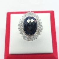 ราคา แหวนนิลแท้ แหวนเงินแท้ 925 ชุบทองคำขาวแท้ นิลแท้กาญจนบุรี #เสริมทรัพย์ #เสริมโชคลาภ (RO028) (7920605784)