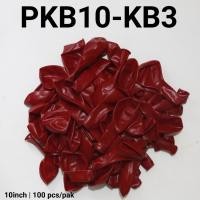 ราคา MERAH PKB10-KB3 ลูกโป่งยาง 10 นิ้ว บรรจุคริสตัลสีแดงเชอร์รี่ใส 100 ชิ้น (ลูกโป่งน้ํายางทรงกลมคริสตัล) ลูกโป่งมะละกอ (43005806355)