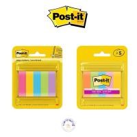 ราคา Post-it 3M รุ่น 670 โพสอิท โน้ต เพจมาร์กเกอร์ Post it Page Marker ชุด 5 สี 15*50 มม. (28580863751)