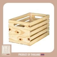 ราคา LM8 ลังไม้สน ขนาด 30x50x27cm. ลังไม้ กล่องไม้สน ลังไม้อเนกประสงค์ กล่องไม้ใส่ของ ลังไวน์ (14155136369)