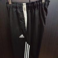 ราคา กางเกงวอร์ม Adidas สีดำแถบขาว โลโก้ปัก กระบอกตรง ปลายขามีเชือก (29031789394)