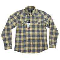 ราคา สินค้าใหม่!! HARA เชิ้ตแขนยาวชาย สีเหลืองเทาลายสก็อต ไม่ยืด ใส่สบาย ของแท้จากช็อป (27542178797)