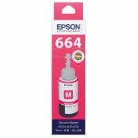 ราคา EPSON T664 Magenta ชมพู หมึกเติมเอปสันแท้ใหม่จากศูนย์100% มีกล่อง (4032271808)