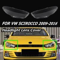 ราคา Headlight Shell Cover For Volkswagen VW Scirocco 2009-2016 Car Headlight Lens Cover Replacement Lam (50703237422)