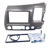 ราคา สําหรับ Honda Civic 2006-2011 สเตอริโอวิทยุคู่ 2 DIN Dash Kit Fascia Dash แผง Trim-RHD (56353183516)