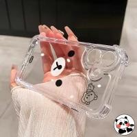 ราคา น่ารัก RilakkumaถุงลมนิรภัยสําหรับiPhone 17 Pro Max 17 Air 16E 16 15 14 Plus 13 12 Mini 11 Pro Max 8 7 6 6s Plus SE3 SE2 2022 2020 Clear Coverการ์ตูนหมีAnti-Fallเคสโทรศัพท์นุ่ม (41368514291)