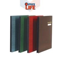 ราคา Baipo แฟ้มเสนอเซ็นต์ แฟ้ม บัญชี ปกหุ้ม PVC สมุดบัญชี ตราใบโพธิ์ ปกลายผ้า ขนาด F4 สุ่มสีปก 1 เล่ม (5559856208)