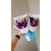 ราคา ช่อดอกสแตติสแห้ง แซมยิปโซ ดอกไม้แห้ง ดอกไม้ปัจฉิม วาเลนไทน์ (24057454941)