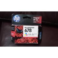 ราคา Clearance Sale ตลับหมึกสี HP 678 ตลับหมึกอิงค์เจ็ท 3 สี (27803255317)
