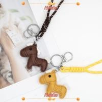 ราคา HUISHU พวงกุญแจหนัง, จี้ Emboss Mini Pony, พวงกุญแจรถ Keyfob รูปสัตว์ PU (57354219017)