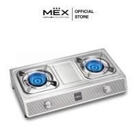 ราคา MEX รุ่น PC4682X เตาแก๊สท็อปสเตนเลส สตีล 2 หัวเตาไทเทเนียม ขนาด 70 ซม. (ชนิดตั้งโต๊ะ) (27926786006)
