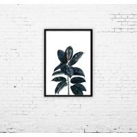 ราคา Rubber Plant | ภาพยางอินเดีย พร้อมกรอบรูป | ภาพต้นไม้ | ภาพแต่งบ้าน | ภาพสีน้ำไม้ฟอกอากาศ (13604516069)
