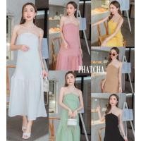 ราคา แม็กซี่เดรสไข่มุกแห่งท้องทะเลก็มาค่าา สุดฮิต สุดปัง ดาราใส่เยอะมากก โชว์หลัง มีสายไข่มุกคล้องคอ (16860031746)