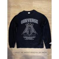 ราคา เสื้อสเวตเตอร์ วินเทจ Converse ของแท้ #มือสอง (22820663378)
