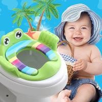 ราคา ที่นั่งอาบน้ำเด็กมีที่เท้าแขน กันลื่น แผ่นรองชักโครกสำหรับเด็ก ฝารองนั่งชักโครกเด็ก ที่รองชักโครกเด็กBaby Potty Seat Pad (7929317976)