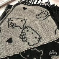 ราคา ผ้าคลุมไหล่ ผ้าพันคอ ลายคิตตี้น่ารัก อเนกประสงค์ สําหรับผู้หญิง และนักเรียน (25708125887)