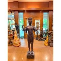 ราคา รูปหล่อพ่อพระกาฬ ลพบุรี ทองเหลืองแท้ ทำสีรมดำ (23583091584)