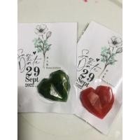 ราคา ของชำร่วยสบู่น้ำหอม พร้อมแพ็คเกจแนววินเทจ เลือกหัวใจ/ดอกกุหลาบได้ค่ะ แจ้งสีทางแชท (18553402308)