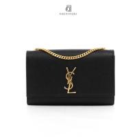 ราคา [ของแท้]YSL KATE MEDIUM BLACK CALF GHW มีใบรับประกัน ตรวจสอบได้ทุกใบ ✅ (51351713040)