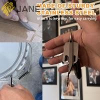 ราคา JANE Pocket Pry Bar, Mini Multitool Prybar สําหรับคีย์,อุปกรณ์เสริม Heavy Duty พวงกุญแจสแตนเลส Prybar (46204301235)