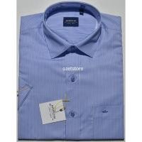 ราคา KEMEJA เสื้อเชิ้ตแขนสั้นผู้ชายอย่างเป็นทางการ ARROW Blue Regular KAR37 ORIGINAL (47152197842)