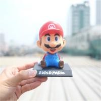 ราคา โมเดล Mario มาริโอ้ ท่านั่ง ส่ายหัว 5นิ้ว (767228577)