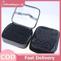ราคา UNewKing 30-Slot กระเป๋าเก็บเล็บ,สีดําสีเทาแบบพกพามือถือกระเป๋าเครื่องสําอางขนาดใหญ่,ถือได้ถึง 30 ขวดSmall Clear Nail Polish th (50853100421)