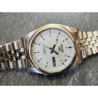 ราคา นาฬิกา Seiko Automatic 7009-3110 Datejust Style ขอบหยัก หน้าสีเงิน เรือน สแตนเลส (28175799243)