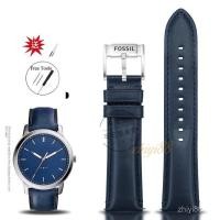 ราคา สายนาฬิกาหนังแท้ Fossil ขนาด 22/24 มม. | สายรัดทดแทนสำหรับ FS4735/FS4812/FS5068/ME3052/3054 | สายรัดผู้ชายระดับพรีเมียม" (42603361964)