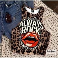 ราคา เสื้อกล้ามลายเสือ สาวอวบ [ชีอิน พร้อมส่ง] อก38-44 เสื้อยาว18 (41955212322)