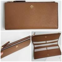 ราคา [ของแท้] พร้อมส่ง Tory Burch Emerson Slim Envelope Wallet กระเป๋าสตางค์หญิงใบยาว (49304178295)