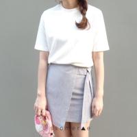 ราคา Base plain short sleeve t shirt (90116444)