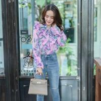 ราคา ❤️เสื้อลายดอกงาน zara ผ้าชีฟอง พิมพ์ลาย งานหรูหรามากบอกเลย สีสวย เกาหลีสุด ๆ ค่า สี:ขาว, ชมพู, ฟ้า, กรม, ดำ (2034179892)