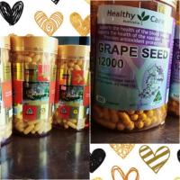 ราคา นมผึ้ง Royal jelly 1610mg 6% 365 เม็ด +Grape seed 12000mg 300เม็ด (1355980715)