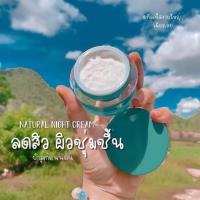 ราคา CHARIYA SKINCARE NATURAL NIGHT CREAM ไนท์ครีมชาริยา ครีมหน้าใส ลดสิว ลดฝ้า กระ จุดด่างดำ หน้าขาวใส (22046441887)