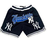 ราคา JUSTDON NFL NBA กางเกงบาสเก็ตบอลกางเกงขาสั้น New York Yankees DARK BLUE Seluar Pendek Lelaki Sukan Bola (46151683820)
