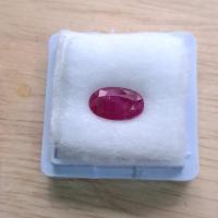 ราคา พลอยทับทิมพม่าเผาเก่า 2.3 กะรัต ทับทิมพม่าแท้รูปทรงไข่ 100% Genuine Burma Red Ruby Oval Shape Heated Natural 2.3ct (42920895396)